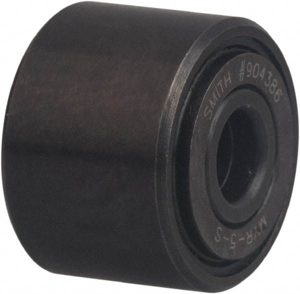 Accurate Bushing - 6mm Bore, 19mm Roller Diam x 12mm Width, Carbon Steel Sealed Yoke Cam Follower - 4,250 N Dynamic Load Capacity - Eagle Tool & Supply