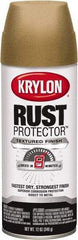 Krylon - Khaki (Color), 12 oz Net Fill, Textured, Rust Proof Enamel Spray Paint - 25 Sq Ft per Can, 12 oz Container - Eagle Tool & Supply