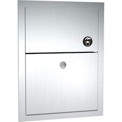 ASI-American Specialties, Inc. - Feminine Hygiene Product Receptacles Material: Stainless Steel Color: Silver - Eagle Tool & Supply