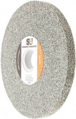 Standard Abrasives - 6" Diam, 1/2" Face Width, 1" Center Hole, Fine Grade, Silicon Carbide Deburring Wheel - Convolute, Density 9 Grade - Eagle Tool & Supply