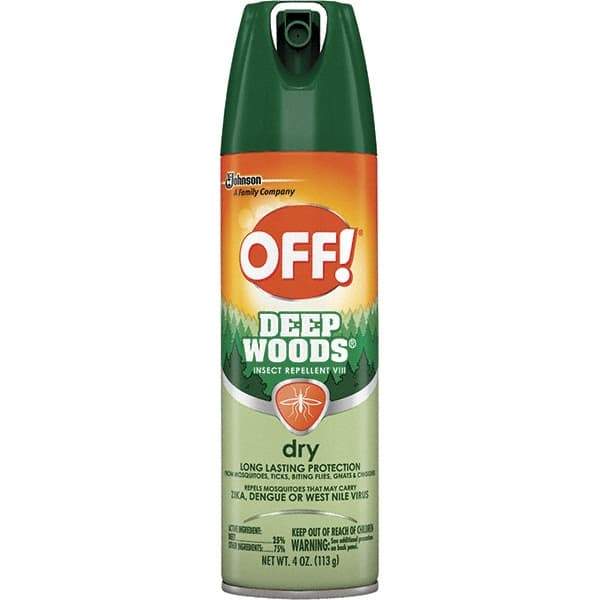 OFF! - 4 oz 25% DEET Aerosol Spray - For Mosquitoes, Ticks, Biting Flies, Gnats, Chiggers - Eagle Tool & Supply