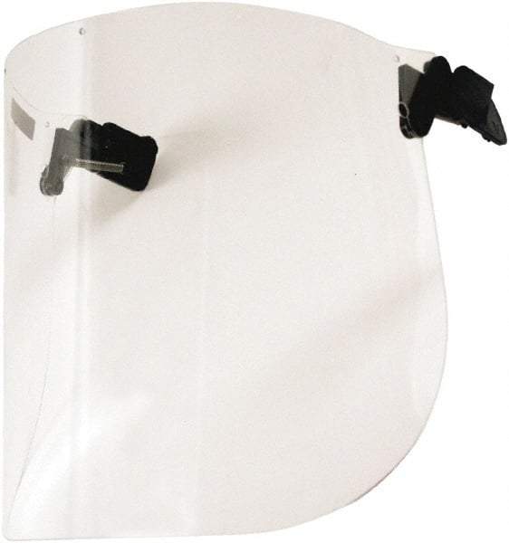 3M - Polycarbonate Face Shield - 6-3/4 Inch High x 13-1/2 Inch Wide x 0.13 Inch Thick, Shade 10, Compatible with 3M Peltor Hard Hat Adapter P3EV/2 and 3M Peltor Cap-Mounted Earmuff - Eagle Tool & Supply