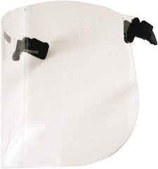 3M - Polycarbonate Face Shield - 6-3/4 Inch High x 13-1/2 Inch Wide x 0.13 Inch Thick, Shade 10, Compatible with 3M Peltor Hard Hat Adapter P3EV/2 and 3M Peltor Cap-Mounted Earmuff - Eagle Tool & Supply