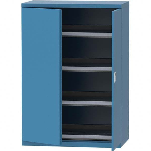 LISTA - 84 Compartment Bright Blue Steel Modular Storage Cabinet - Eagle Tool & Supply
