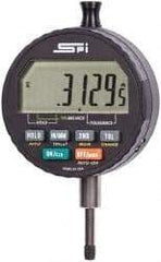 SPI - 0 to 1/4" Range, 0.0001" Graduation, Electronic Drop Indicator - Lug Back, Accurate to 0.0001" - Eagle Tool & Supply