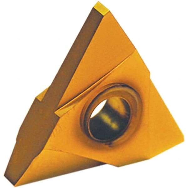 Tool-Flo - TNMA44 API Buttress Grade GP50D Edge Threading Insert - AlTiN Finish, 3/8" Inscribed Circle, Neutral Cut - Eagle Tool & Supply