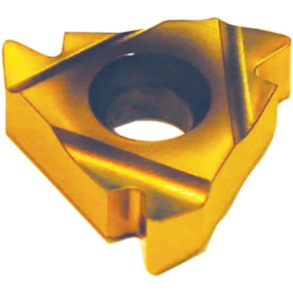 Tool-Flo - 22ER External Right Hand 8 API Round Laydown Threading Insert - Grade AC50D, AlTiN Coated Carbide - Eagle Tool & Supply