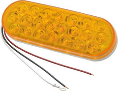 Peterson - Amber Type 1 LED Strobe Lights - LED, 0.67 Amp, 8 Watt, 12 Volt, 6-1/2" Long - Eagle Tool & Supply