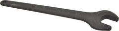 Facom - 32mm Standard Service Open End Wrench - 11-7/32" OAL, Single End, Black Finish, 15° Head Angle - Eagle Tool & Supply