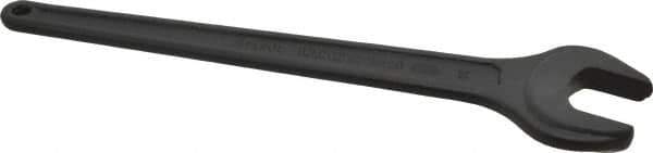 Facom - 36mm Standard Service Open End Wrench - 12-13/32" OAL, Single End, Black Finish, 15° Head Angle - Eagle Tool & Supply