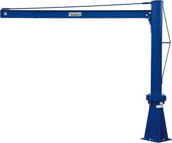 Vestil - 1,000 Lb Load Capacity, Steel Jib Crane - 10' Span - Eagle Tool & Supply