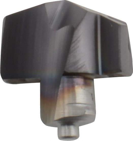 Iscar - Series ICM, 11.1mm Diam Grade IC908 140° Replaceable Drill Tip - Carbide, TiAlN Finish, 11 Seat Size, Through Coolant - Eagle Tool & Supply