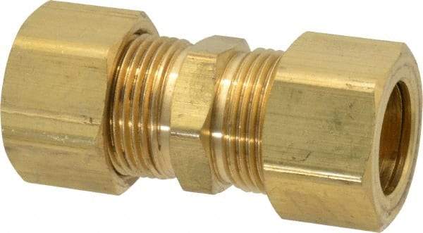 Parker - 5/8" OD, Brass Union - 150 Max Working psi, -65 to 250°F, Comp x Comp Ends - Eagle Tool & Supply