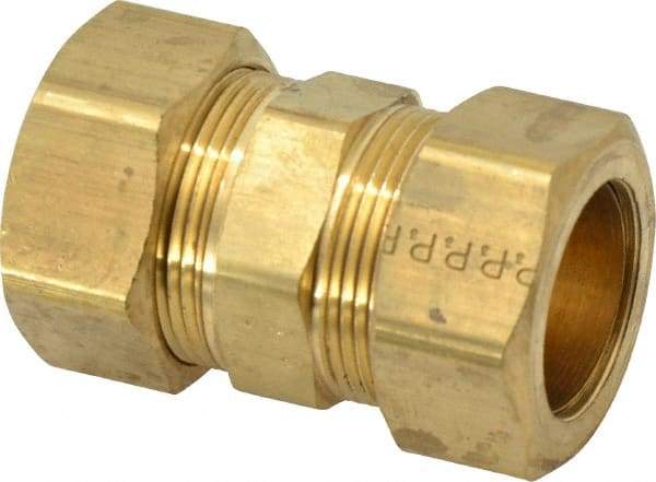 Parker - 7/8" OD, Brass Union - 75 Max Working psi, -65 to 250°F, Comp x Comp Ends - Eagle Tool & Supply