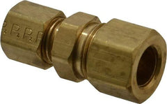 Parker - 3/8 x 1/4" OD, Brass Reducer - -65 to 250°F, Comp x Comp Ends - Eagle Tool & Supply