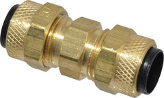 Parker - 3/8" OD, Brass Union - 150 Max Working psi, 0 to 150°F, Comp x Comp Ends - Eagle Tool & Supply