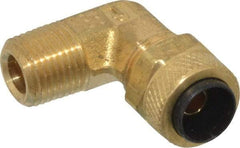Parker - 5/16" OD, Brass Male Elbow - 150 Max Working psi, 0 to 150°F, Comp x MNPT Ends - Eagle Tool & Supply