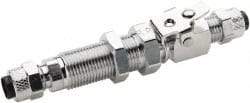 Parker - 1/4" OD, Single End Shutoff Coup - 150 Max Working psi, 0 to 150°F, - Eagle Tool & Supply