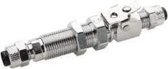 Parker - 1/4" OD, Single End Shutoff Coup - 150 Max Working psi, 0 to 150°F, - Eagle Tool & Supply