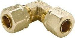 Parker - 1" OD, Brass Union Elbow - 350 Max Working psi, -65 to 250°F, Comp x Comp Ends - Eagle Tool & Supply