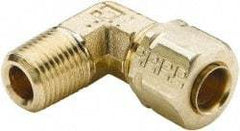 Parker - 3/4" OD, Brass Male Elbow - 550 Max Working psi, -65 to 250°F, Comp x MNPT Ends - Eagle Tool & Supply