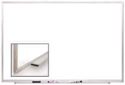 Ghent - 24" High x 36" Wide Acrylic/Enamel Magnetic Marker Board - Aluminum Frame, 1.88" Deep - Eagle Tool & Supply