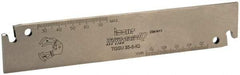 Iscar - 1.378" Blade Height, 0.157" Blade Width, 7.087" OAL, Neutral Cut, Single End Indexable Cut-Off Blade - TGSU Blade, Tang-GripIQ Series - Eagle Tool & Supply