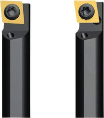Seco - 6.5mm Min Bore Diam, 70mm OAL, 6mm Shank Diam, A-SCLD Indexable Boring Bar - 10.2mm Max Bore Depth, CDCB 04T0.. Insert, Screw Holding Method - Eagle Tool & Supply
