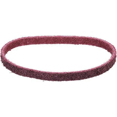 Dynabrade - 1/4" Wide x 18" OAL, Aluminum Oxide Abrasive Belt - Aluminum Oxide, Medium, Nonwoven, Cloth Backing, Wet/Dry - Eagle Tool & Supply