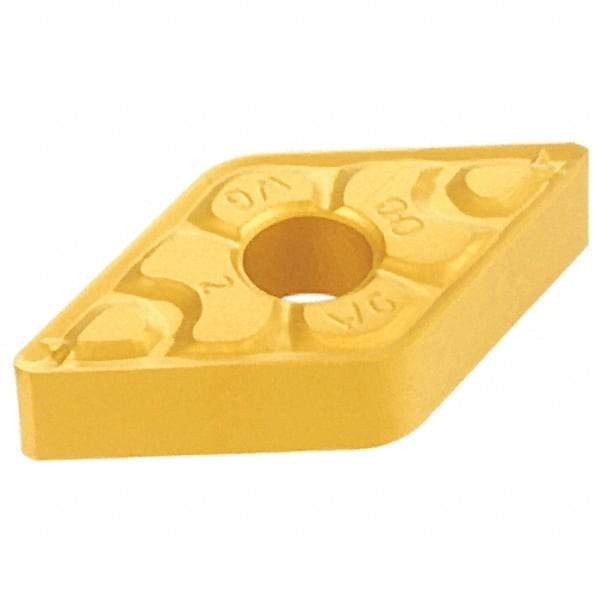 Iscar - DNMG432 WG Grade IC9150 Carbide Turning Insert - TiCN/Al2O3/TiN Finish, 55° Diamond, 1/2" Inscr Circle, 3/16" Thick, 1/32" Corner Radius - Eagle Tool & Supply