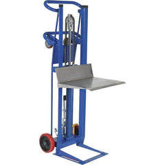 Vestil - 750 Lb Capacity, 52" Lift Height, Portable Workstation Manually Operated Lift - Eagle Tool & Supply