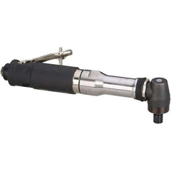 Dynabrade - 1/4" Collet, Angle Handle, Air Angle Die Grinder - 18,000 RPM, Rear Exhaust, 41 CFM, 0.7 hp, 90 psi, 1/4 NPT Inlet - Eagle Tool & Supply