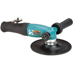 Dynabrade - 7" Max Disc, 8,500 RPM, Pneumatic Handheld Disc Sander - 40 CFM, 3/8" Inlet, 1.3 hp, 90 psi - Eagle Tool & Supply