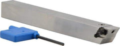 Iscar - PDAC, Right Hand Cut, 5/8" Shank Height x 5/8" Shank Width, Neutral Rake Indexable Turning Toolholder - 5.9" OAL, DC..3 Insert Compatibility, Series Isoturn - Eagle Tool & Supply