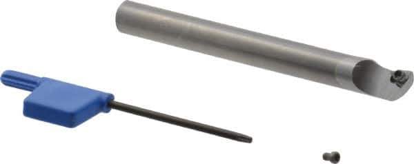 Iscar - 8.8mm Min Bore Diam, 75.7mm OAL, 8mm Shank Diam, MG-SWUC Indexable Boring Bar - WCGT 0201.. Insert - Eagle Tool & Supply
