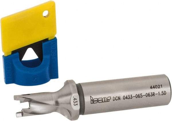 Iscar - 0.433" to 0.449" Diam, 1.5xD, 0.65" Max Depth, 5/8" Shank Diam, 3.19" OAL, Replaceable-Tip Drill - FCP, ICK, ICK-2M, ICM, ICP, iCP-2M Insert, 63103683 Toolholder, Series SumoCham - Eagle Tool & Supply