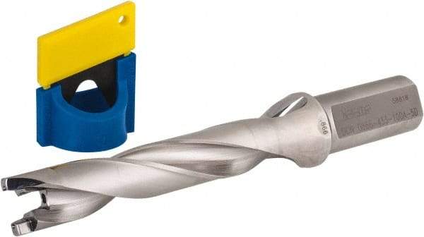 Iscar - 0.866" to 0.902" Diam, 5xD, 4.33" Max Depth, 1" Shank Diam, 7.9" OAL, Replaceable-Tip Drill - FCP, ICK, ICK-2M, ICM, ICP, iCP-2M Insert, 63104426 Toolholder, Series SumoCham - Eagle Tool & Supply