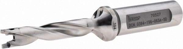Iscar - 0.394" to 0.409" Diam, 5xD, 1.96" Max Depth, 5/8" Shank Diam, 4-1/2" OAL, Replaceable-Tip Drill - FCP, ICK, ICK-2M, ICM, ICP, iCP-2M Insert, 63105472 Toolholder, Series SumoCham - Eagle Tool & Supply