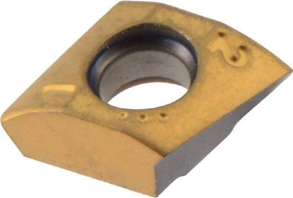 Iscar - T290 LNMT050204 TR Grade IC808 Carbide Milling Insert - TiAlN/AlTiN/TiN Finish, 0.2283" Thick, 0.4mm Corner Radius - Eagle Tool & Supply