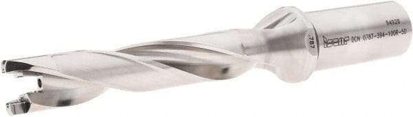 Iscar - 0.787" to 0.823" Diam, 5xD, 3.94" Max Depth, 1" Shank Diam, 7.38" OAL, Replaceable-Tip Drill - FCP, ICK, ICK-2M, ICM, ICP, iCP-2M Insert, 63105787 Toolholder, Series SumoCham - Eagle Tool & Supply