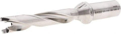 Iscar - 0.787" to 0.823" Diam, 5xD, 3.94" Max Depth, 1" Shank Diam, 7.38" OAL, Replaceable-Tip Drill - FCP, ICK, ICK-2M, ICM, ICP, iCP-2M Insert, 63105787 Toolholder, Series SumoCham - Eagle Tool & Supply