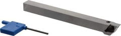 Iscar - PDAC, Right Hand Cut, 1/2" Shank Height x 1/2" Shank Width, Neutral Rake Indexable Turning Toolholder - 5.9" OAL, DC..3 Insert Compatibility, Series Isoturn - Eagle Tool & Supply