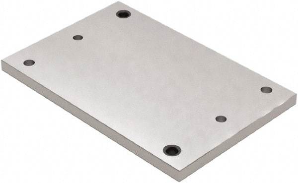 Jergens - 350mm Long x 300mm Wide Steel Fixture Plate - 20mm Plate Thickness - Eagle Tool & Supply