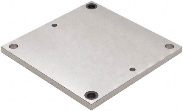 Jergens - 500mm Long x 500mm Wide Aluminum Fixture Plate - 25mm Plate Thickness - Eagle Tool & Supply