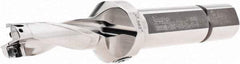 Iscar - 1.69" Max Drill Depth, 3xD, 9/16" Diam, Indexable Insert Drill - 3/4" Shank Diam, Straight Shank - Eagle Tool & Supply