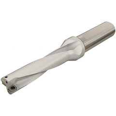 Iscar - 62mm Max Drill Depth, 4xD, 15.5mm Diam, Indexable Insert Drill - 20mm Shank Diam, Whistle Notch Shank - Eagle Tool & Supply