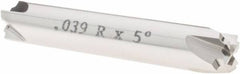 Value Collection - Corner Rounding End Mills - .039 R X 5 DEG CARB CREM, DE, 4 FL - Eagle Tool & Supply
