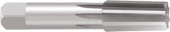 Emuge - 1/4" Pipe, 0.4055" Small End Diam, 0.4331" Straight Shank, 27mm Flute, Taper Pipe Reamer - Eagle Tool & Supply
