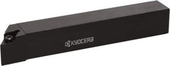 Kyocera - SDJCR, Right Hand Cut, 93° Lead Angle, 3/8" Shank Height x 3/8" Shank Width, Positive Rake Indexable Turning Toolholder - 5" OAL, Multiple Insert Compatibility, Series SDJC - Eagle Tool & Supply
