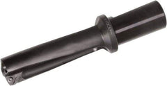 Kyocera - 3.54" Max Drill Depth, 3xD, 30mm Diam, Indexable Insert Drill - 2 Inserts, 1" Shank Diam, Whistle Notch Shank - Eagle Tool & Supply